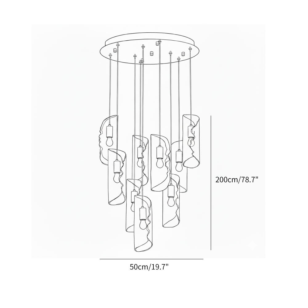 Begoa Glass Chandelier