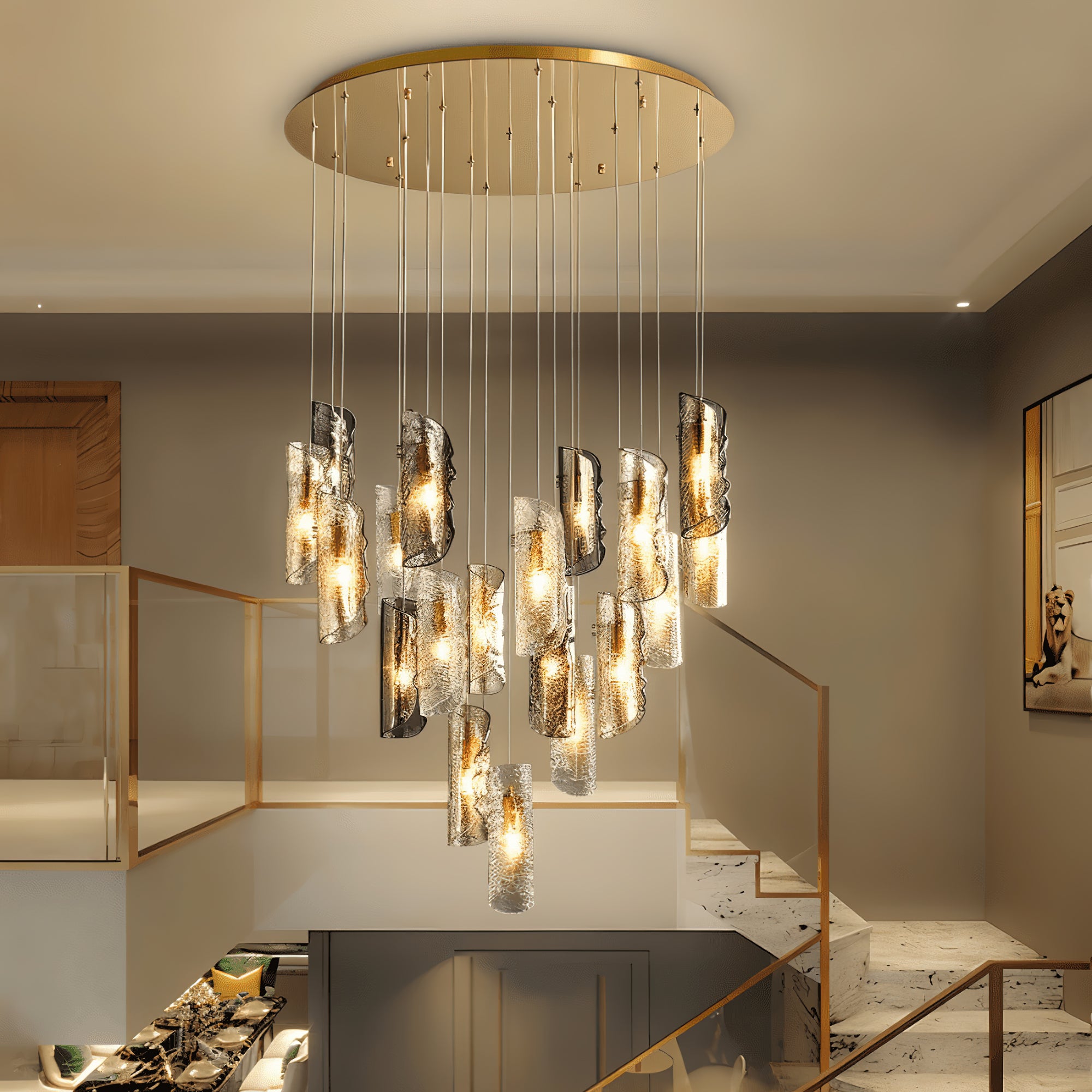 Begoa Glass Chandelier