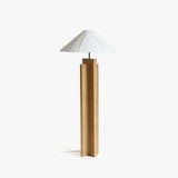 Crossbase Wooden Floor Lamp