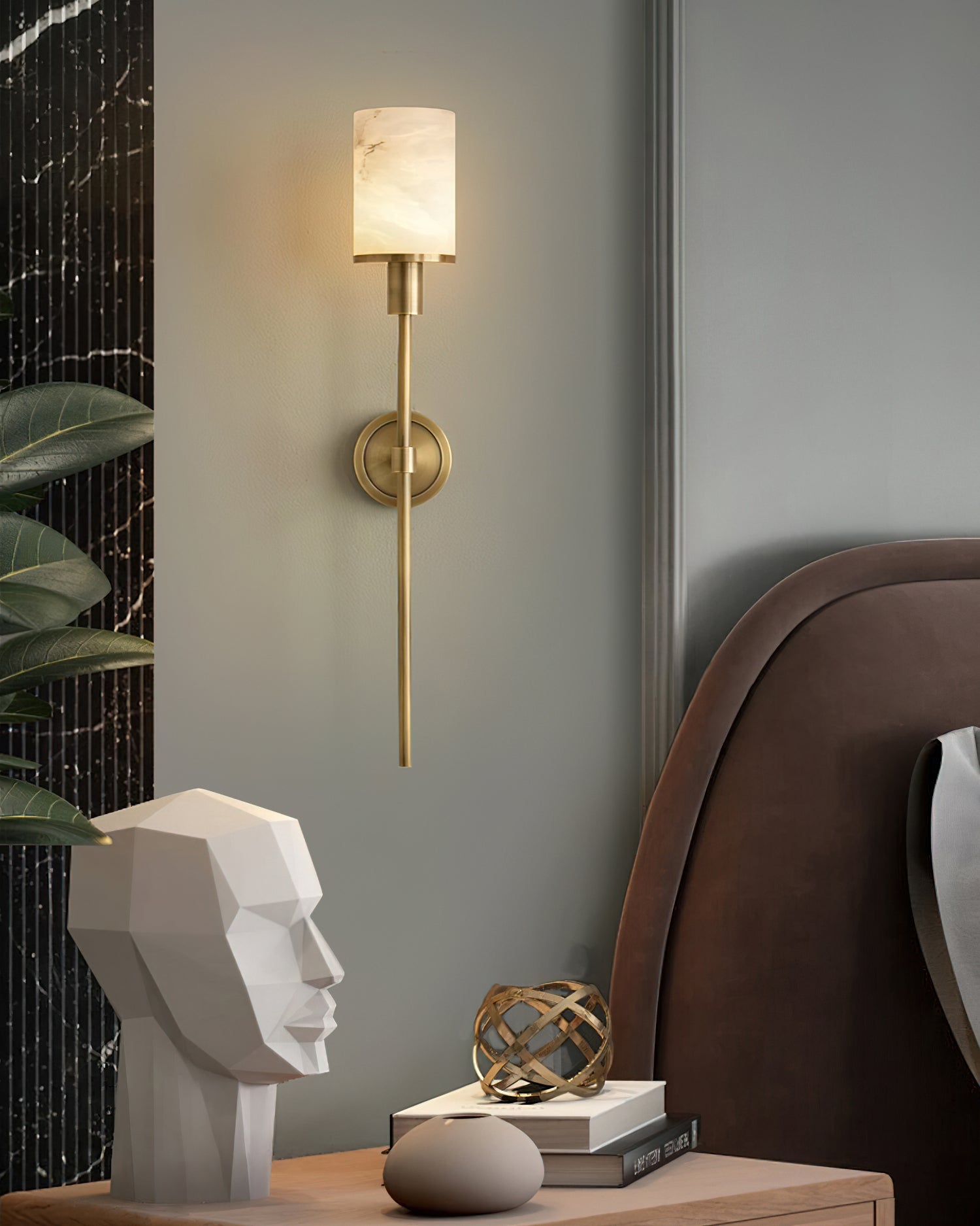 Dagny Alabaster Wall Light