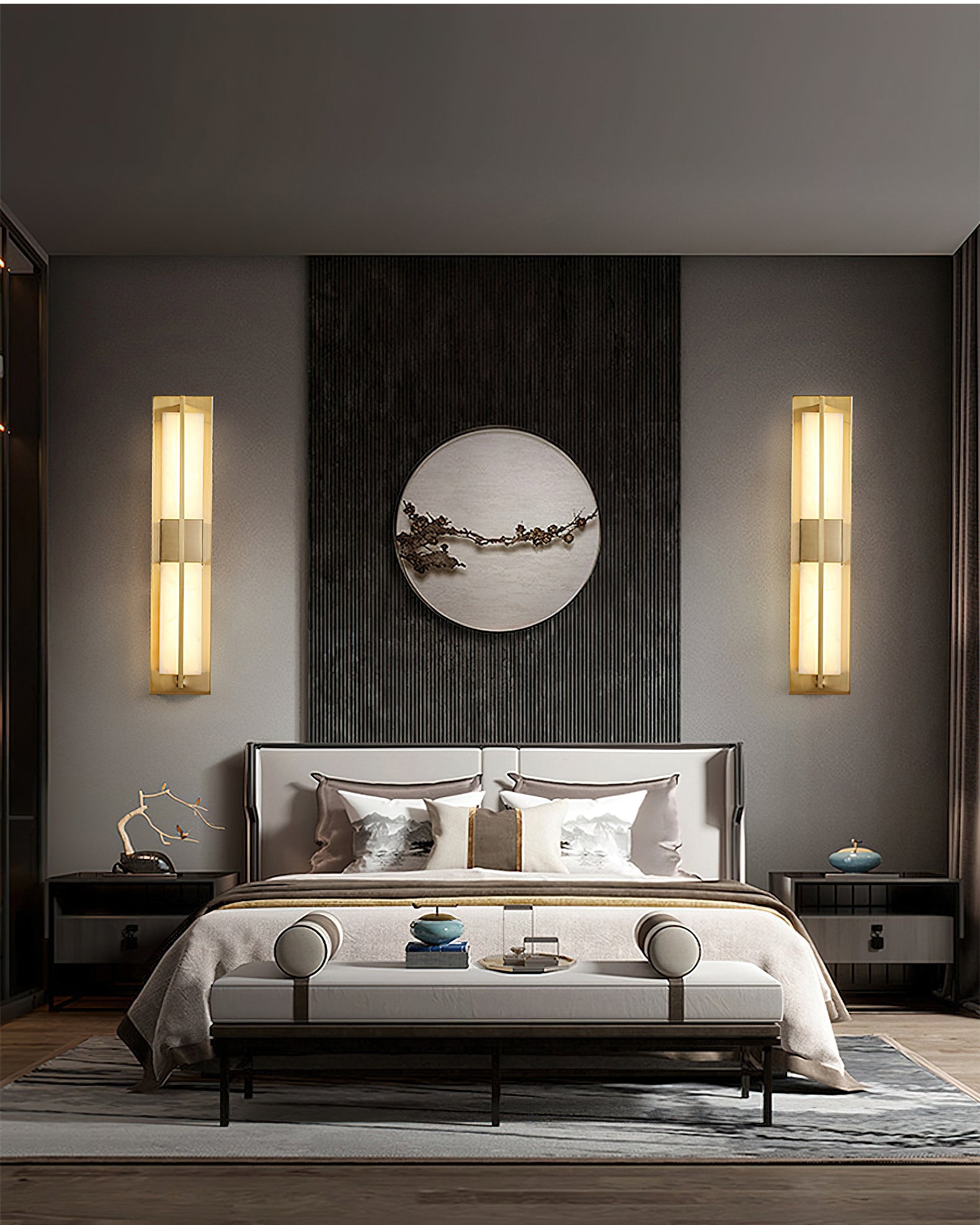 Fugit Alabaster Wall Lamp