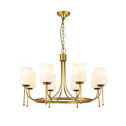 Kalco Brass Chandelier