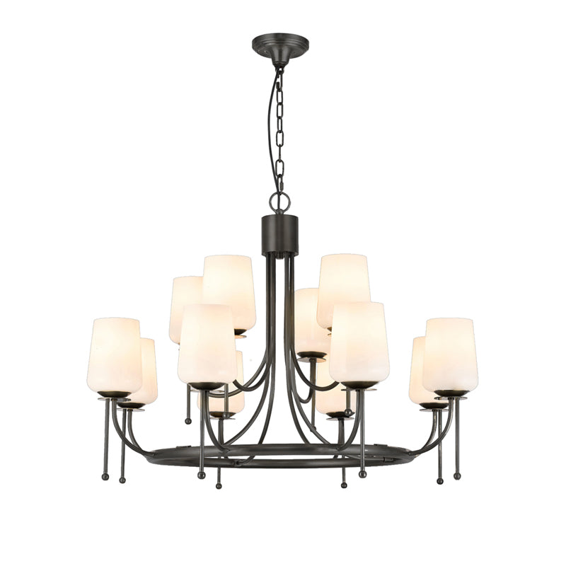 Kalco Brass Chandelier