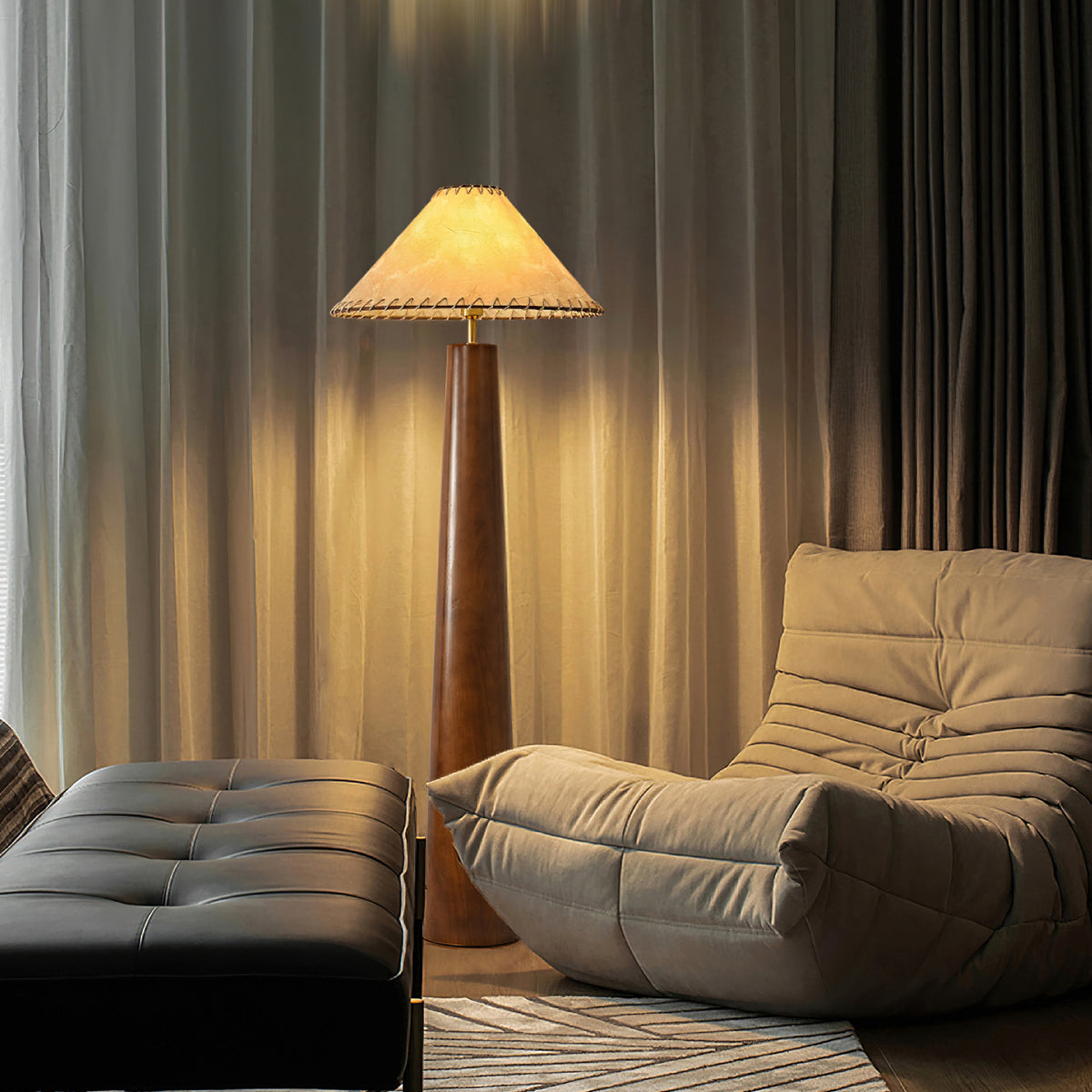 Kibo Wood Floor Lamp · Floor Lamps