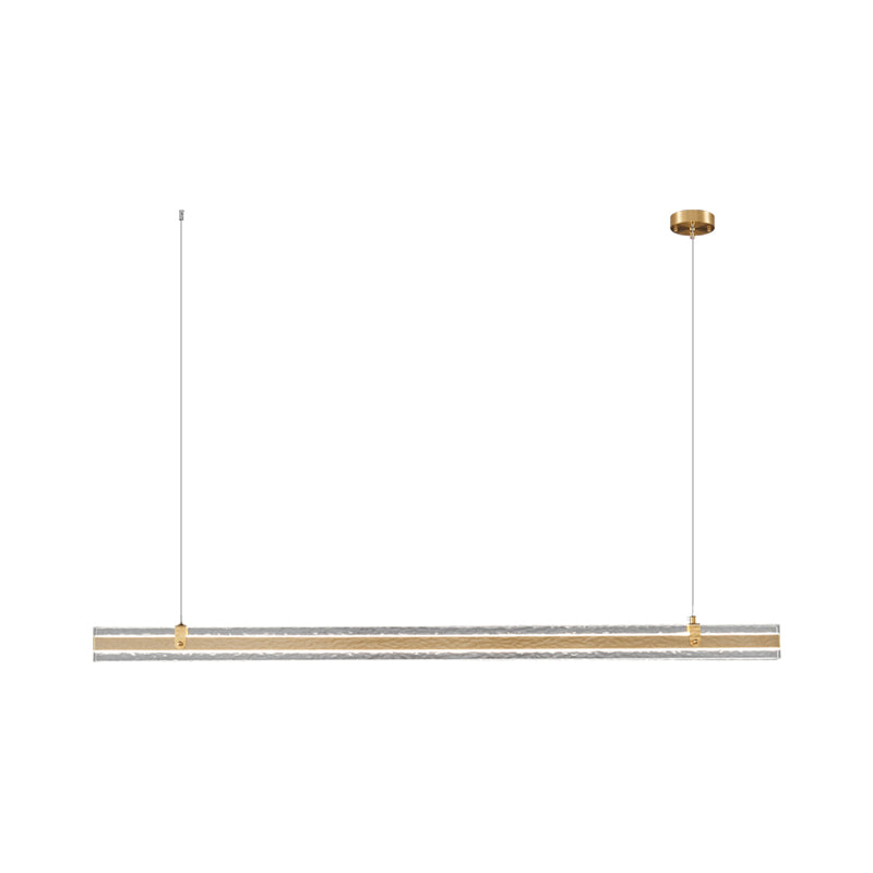 Linear Ribbon Island Pendant Light