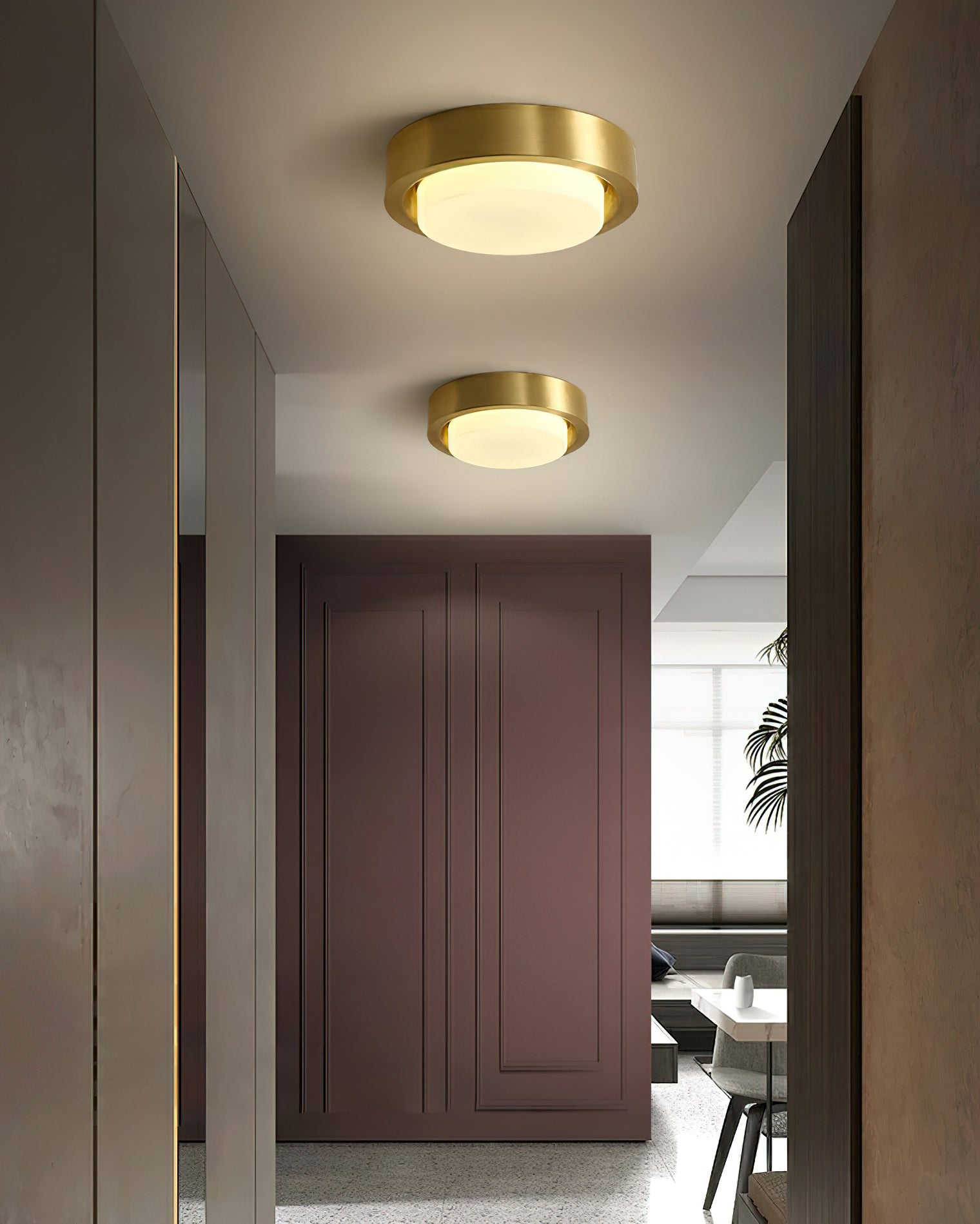 Mossy Ceiling Light