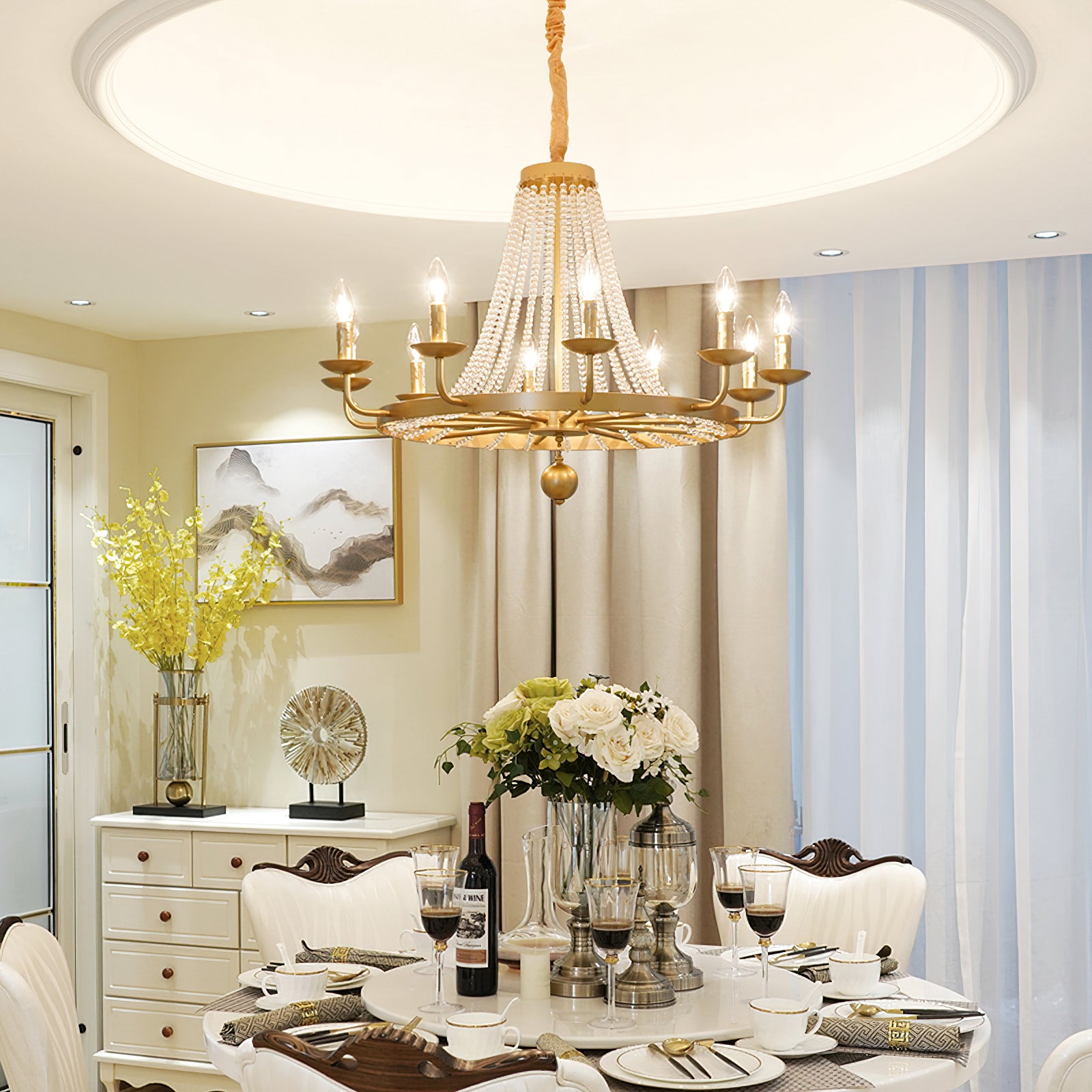 Naples Crystal Chandelier