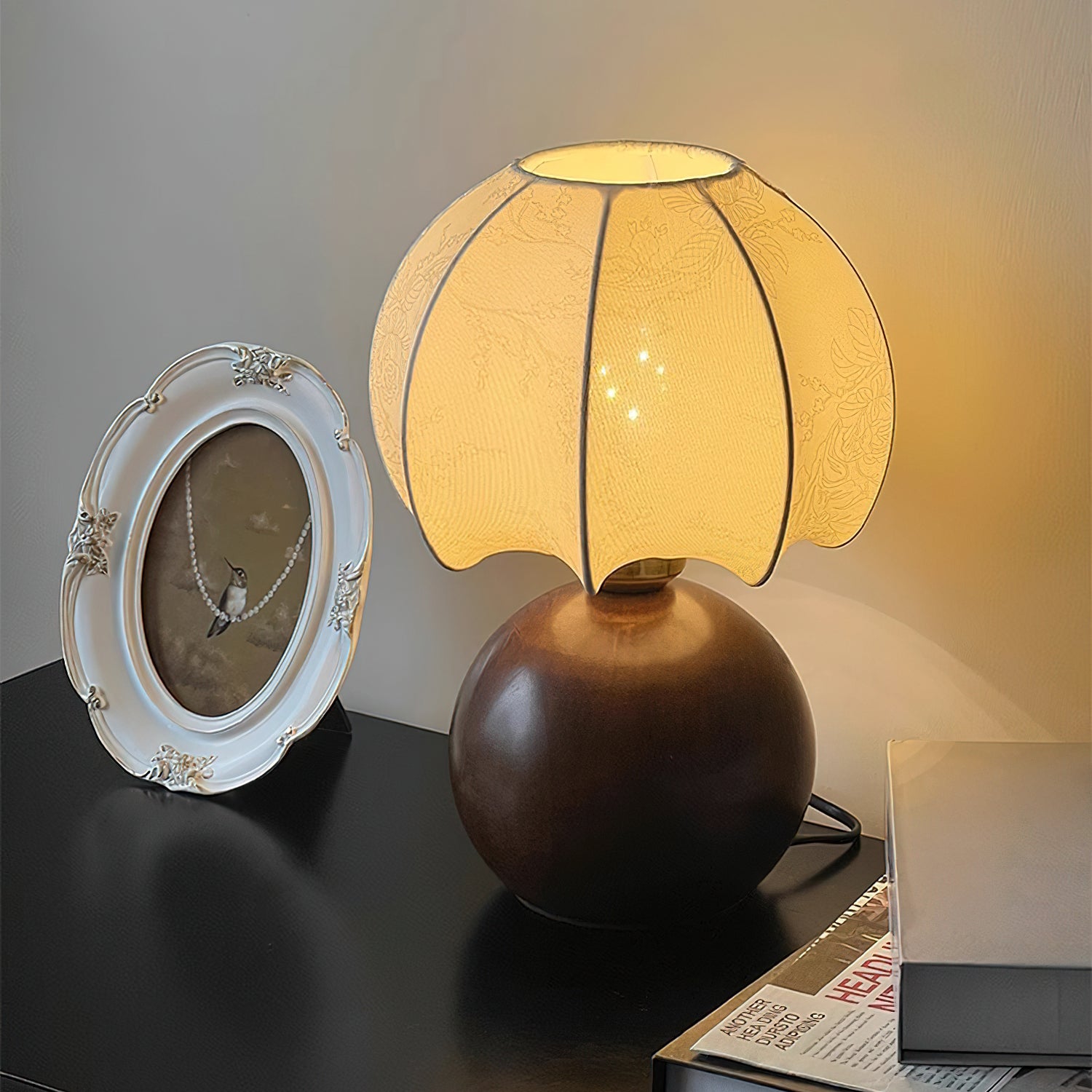 Peonies Table Light