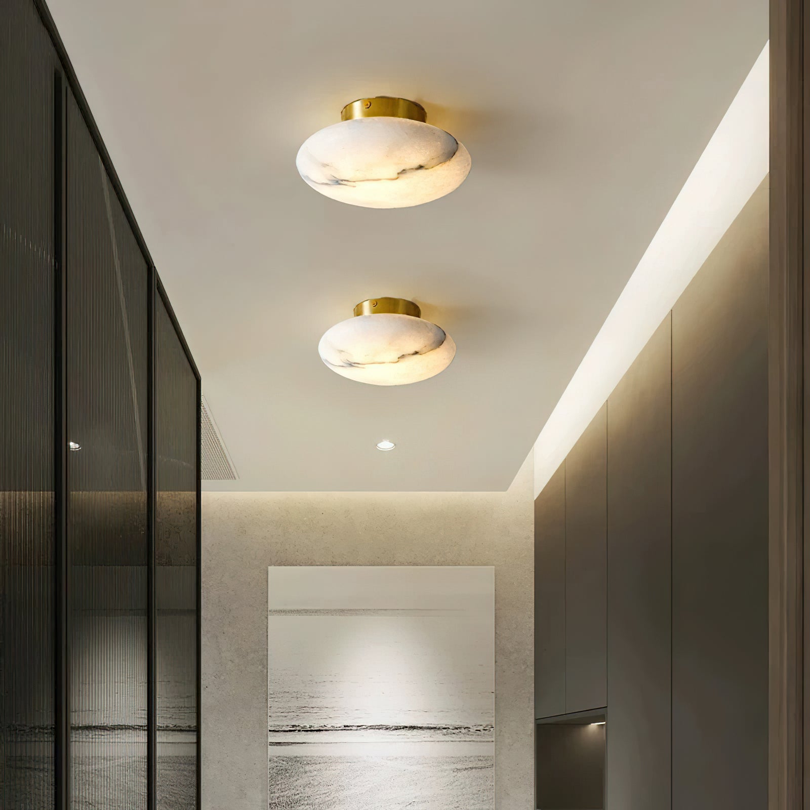 Renato Alabaster Ceiling Light