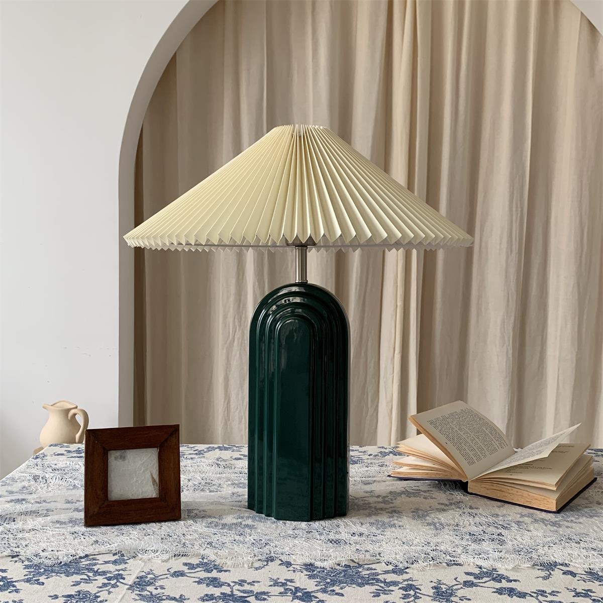 Ripple Pleated Table Light · Table Lamps