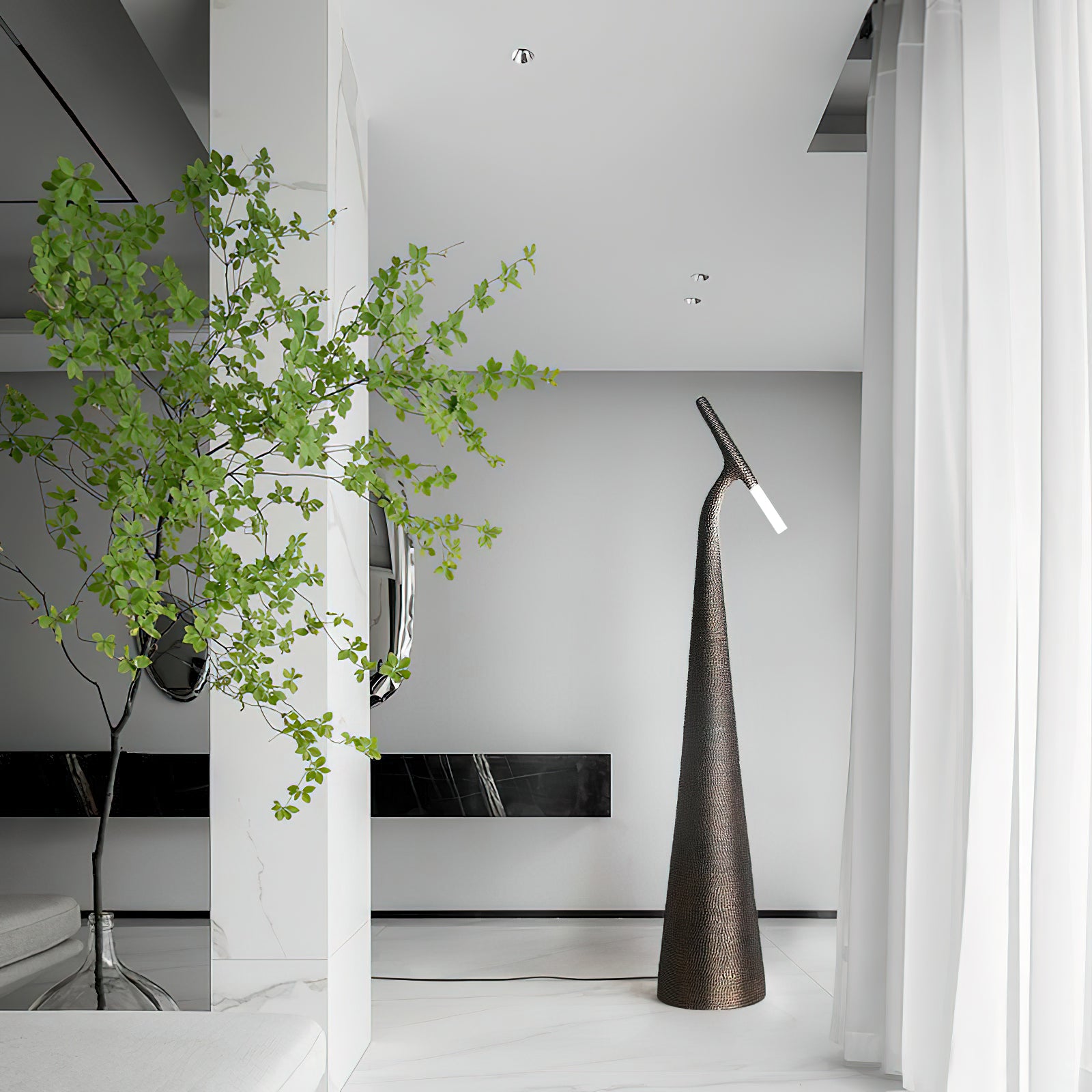 Snake Cone Floor Lamp