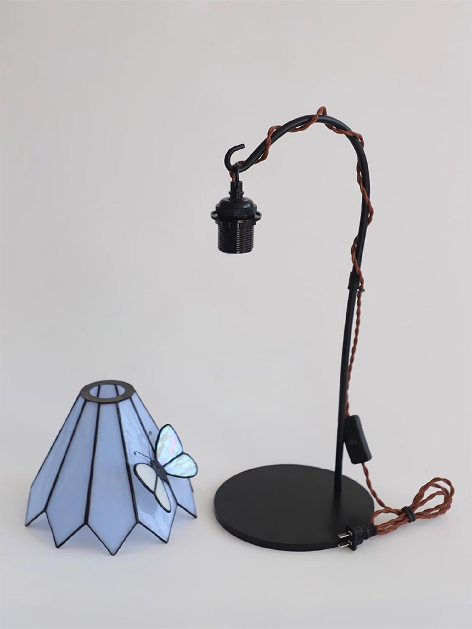 Tessa Glass Butterfly Table Lamp