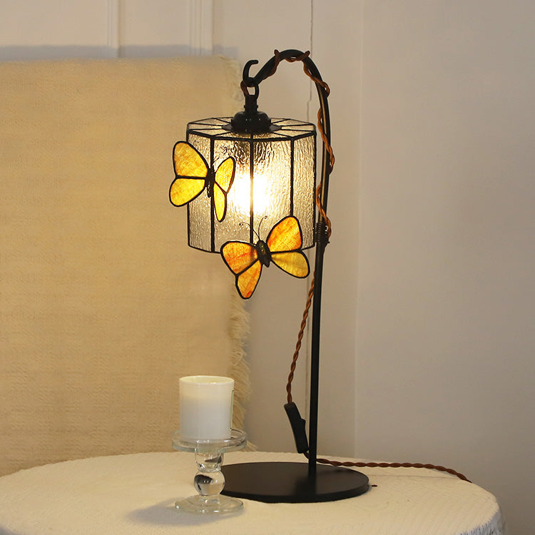 Tessa Glass Butterfly Table Lamp
