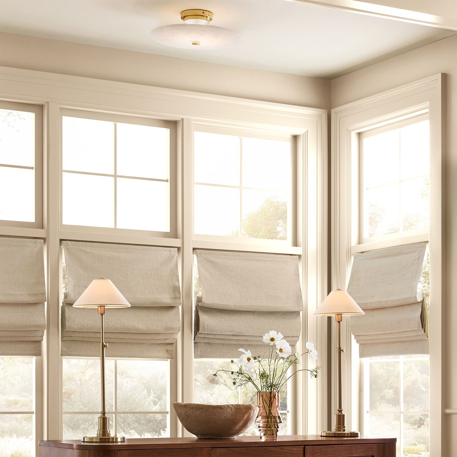 Ankeny Alabaster Ceiling Lamp